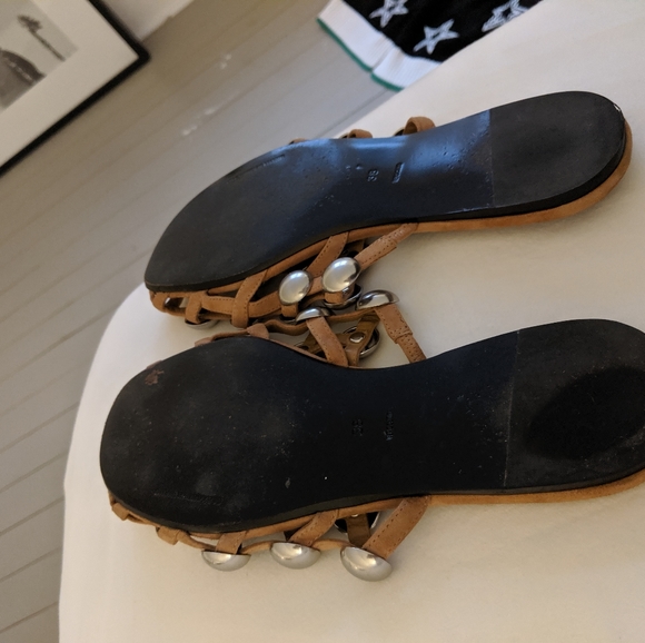 Alexander Wang Suede Studded Mules - Picture 4 of 4